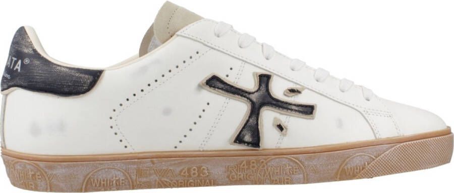 Premiata Casual Sneakers voor Mannen White Heren