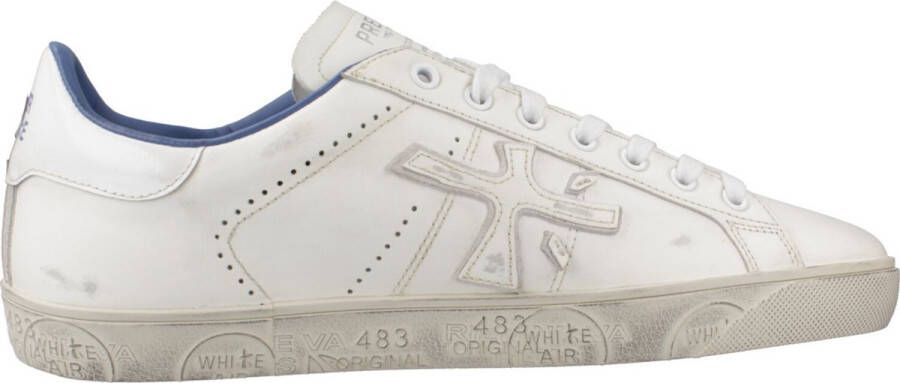 Premiata Casual Sneakers voor Mannen en Vrouwen White Heren