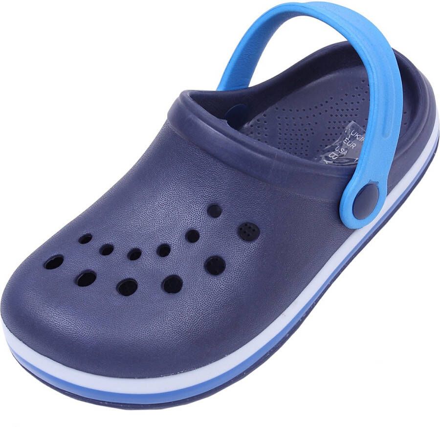 PRODUKT Donkerblauw-blauwe crocs