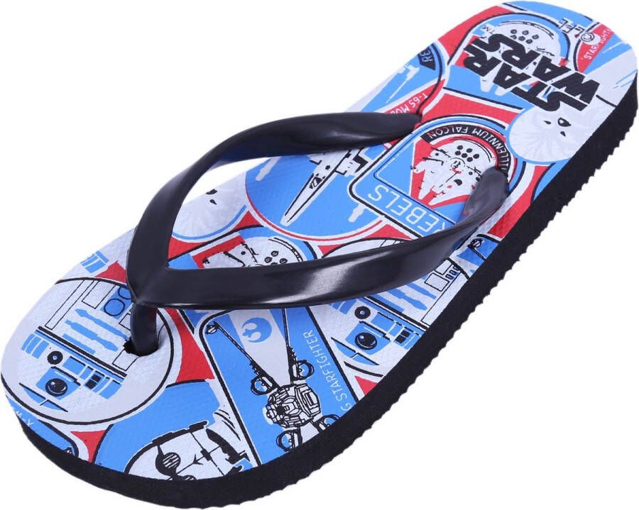 PRODUKT Zwart-blauwe Star Wars DISNEY teenslippers