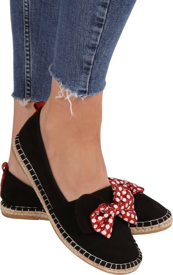 PRODUKT Zwarte espadrilles met een Minnie Mouse DISNEY strik