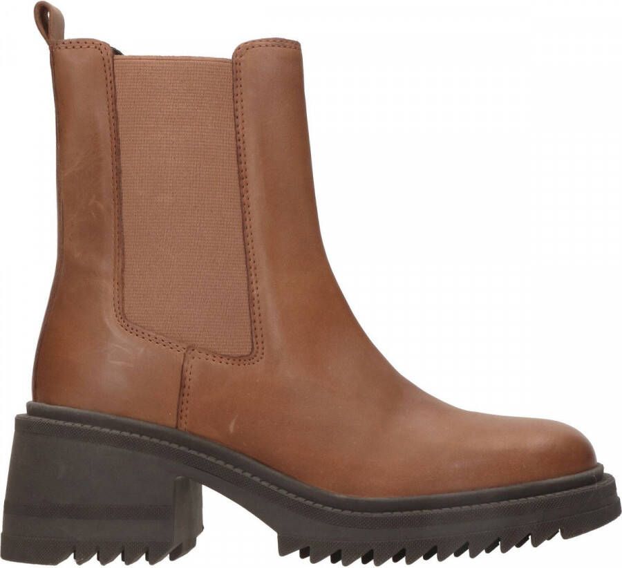 PS Poelman Chelsea Boot Vrouwen Bruin Cognac