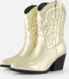 POSH by Poelman Ps Poelman Cowboylaarzen goud Synthetisch Dames - Thumbnail 2