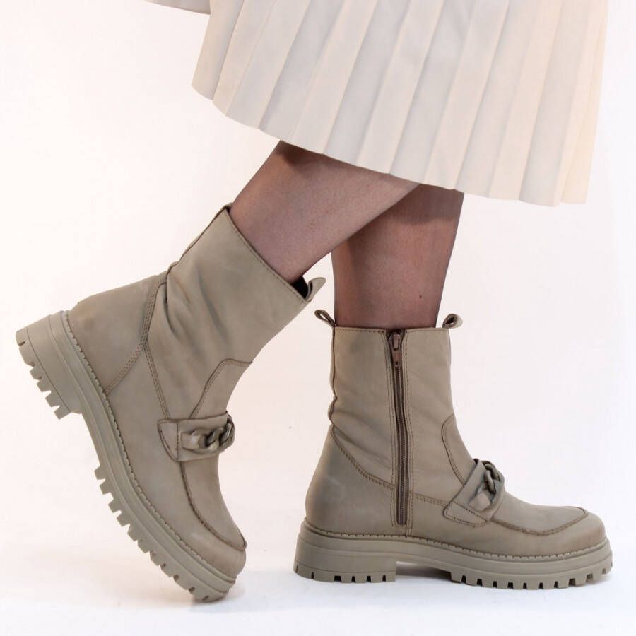 PS Poelman Damesboot Dames Beige