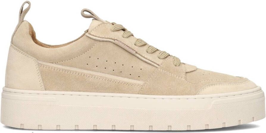 PS Poelman IVAR Heren Sneakers Beige Met Combinatie