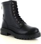 POELMAN leren veterboot zwart Leer Veterboots Dames - Thumbnail 8