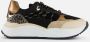 PS Poelman Sneakers zwart Syntheitsch Dames - Thumbnail 2