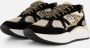 PS Poelman Sneakers zwart Textiel Dames - Thumbnail 1