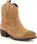 PS Poelman Bila suède cowboylaarzen cognac Bruin Meisjes Suede Effen 39 - Thumbnail 2