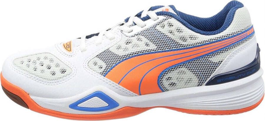 PUMA Agilio Sportschoenen Vrouwen wit oranje blauw