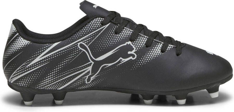 Puma Attacanto FG AG Jr. voetbalschoenen zwart wit Jongens Meisjes Imitatieleer 28 - Foto 3