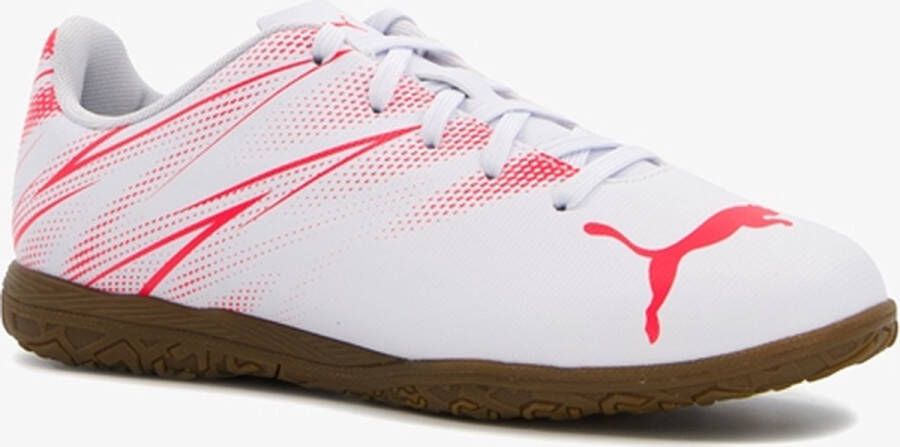 PUMA Attacanto It IC kinder zaalschoenen wit Gymschoenen