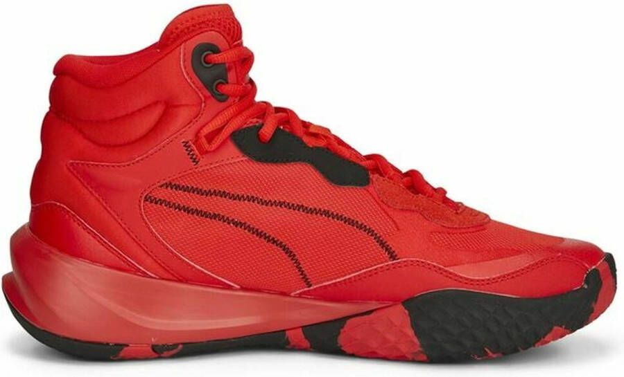 PUMA Basketbalschoenen voor Volwassenen Playmaker Pro Mid Rood