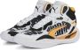 PUMA Playmaker Pro Mid Bl Basketbal Schoenen White Clem Unisex - Thumbnail 1