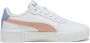 PUMA Carina 2 0 Jr Meisjes Sneakers Wit Roze Blauw - Thumbnail 1