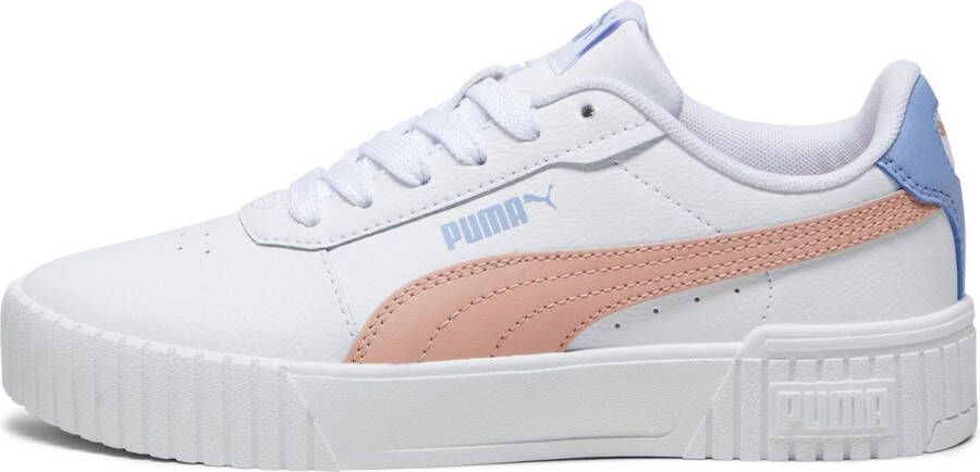 PUMA Carina 2 0 Jr Meisjes Sneakers Wit Roze Blauw