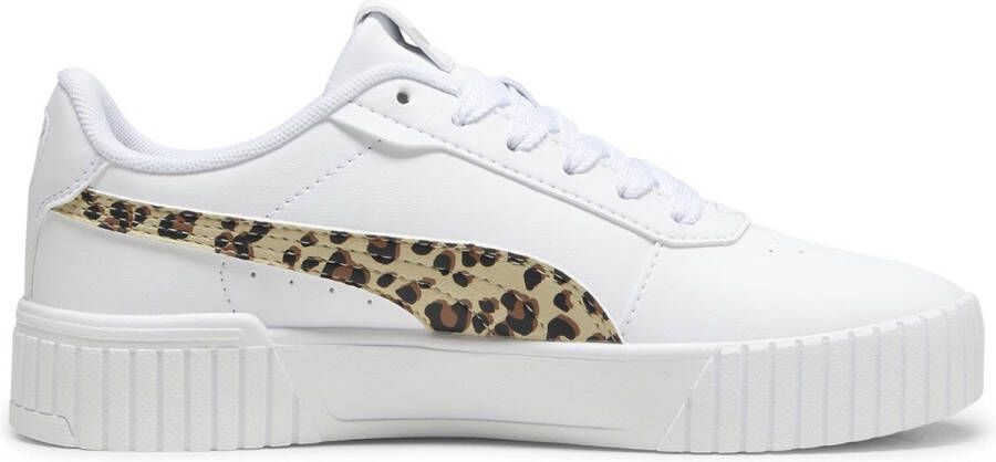 PUMA Carina 2.0 Animal Update Jr FALSE Sneakers White-Putty- Gold