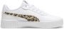 Puma Carina 2.0 Animal sneakers wit beige bruin Meisjes Imitatieleer Dierenprint 35.5 - Thumbnail 2