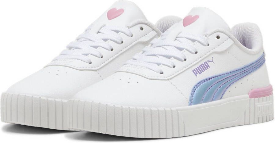 PUMA Carina 2.0 Bouncy Sky Jr Meisjes Sneakers White-Lavender Alert