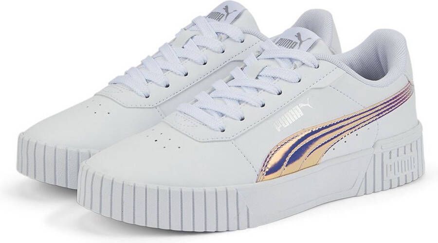 PUMA Carina 2.0 Holo Jr White-Silver WIT