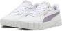 PUMA Carina 2.0 Jr Meisjes Sneakers White-Pale Plum-Deeva Peach - Thumbnail 1