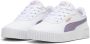 Puma Carina 2.0 sneakers wit lila oker Imitatieleer Effen 31 - Thumbnail 2