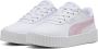 PUMA Carina 3.0 Blurry Dreams PS Meisjes Sneakers White-Rose Mauve-Cool Weather - Thumbnail 1