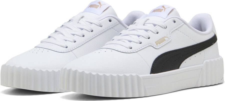 PUMA Carina 3.0 Dames Sneakers White- Black- Gold