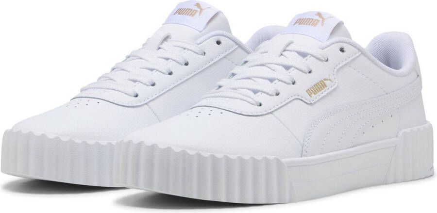 PUMA Carina 3.0 Dames Sneakers White- Gold