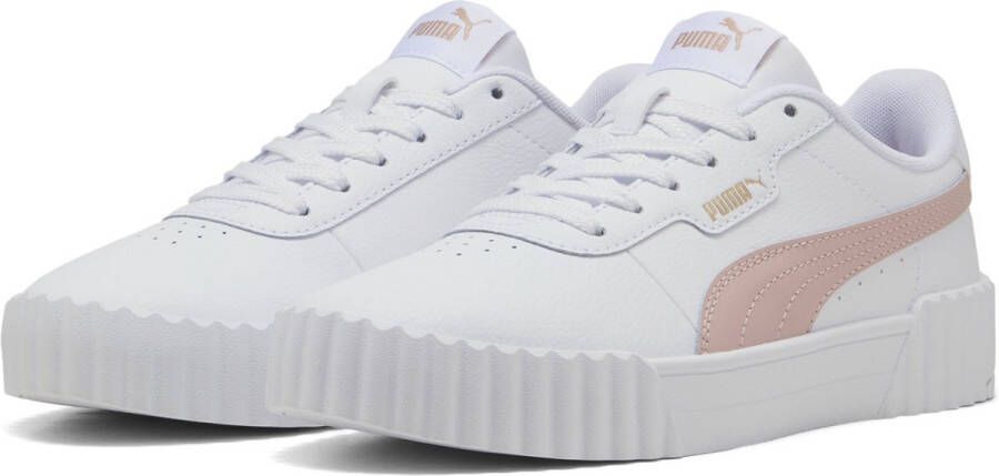 PUMA Carina 3.0 Dames Sneakers White-Rose Quartz- Gold