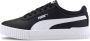 PUMA Carina L Dames Sneakers Black- White- White - Thumbnail 1