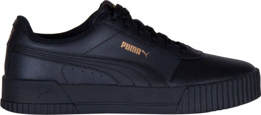 PUMA Carina L Sneakers Dames Black- Black- Team Gold