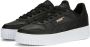 PUMA Carina Street Dames Sneakers Black- Black-Rose Gold- White - Thumbnail 2