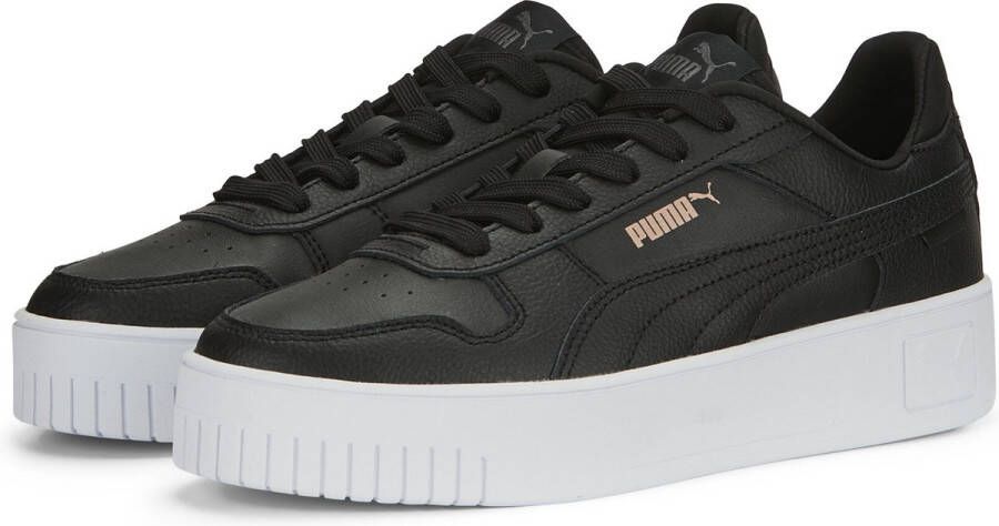 PUMA Carina Street Dames Sneakers Black- Black-Rose Gold- White - Foto 2