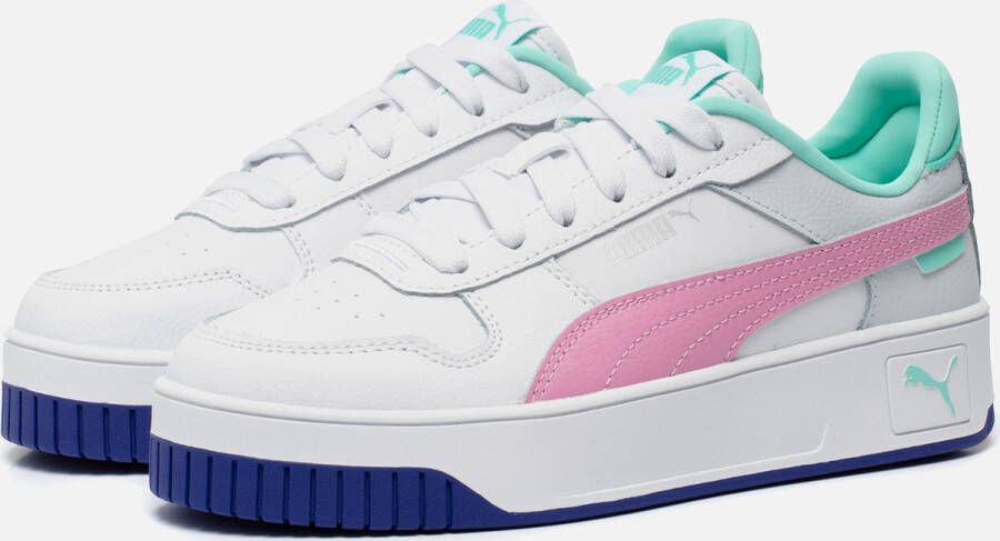 PUMA Carina Street Jr Meisjes Sneakers White-Mauved Out-Mint