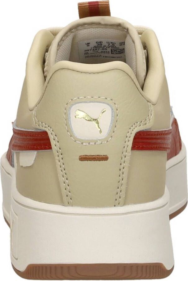 PUMA Carina Street Lux Dames Sneakers Alpine Snow-Mars Red-Toasted Almond - Foto 1