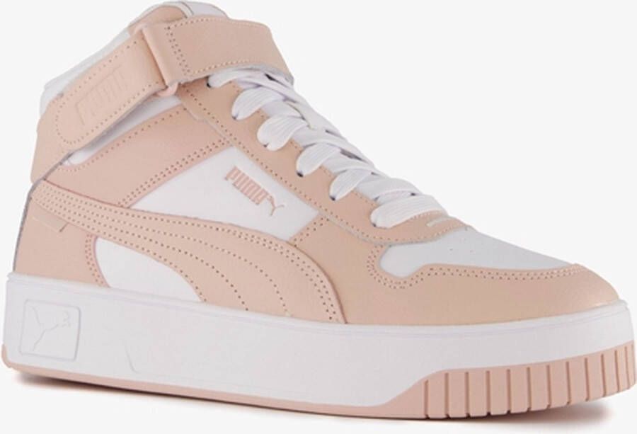 PUMA Carina Street Mid dames sneakers roze Uitneembare zool