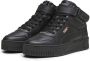 PUMA Carina Street Mid Dames Sneakers Black- Black-Rose Gold - Thumbnail 2