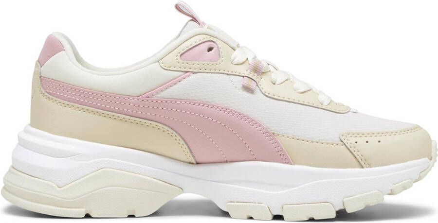 PUMA Cassia Via Dames Sneakers Gebroken wit Rood