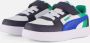 Puma Caven 2.0 Block sneakers wit kobaltblauw grijs Jongens Meisjes Imitatieleer 35 - Thumbnail 2