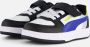 Puma Caven 2.0 Block sneakers wit blauw groen Jongens Meisjes Imitatieleer 34 - Thumbnail 2