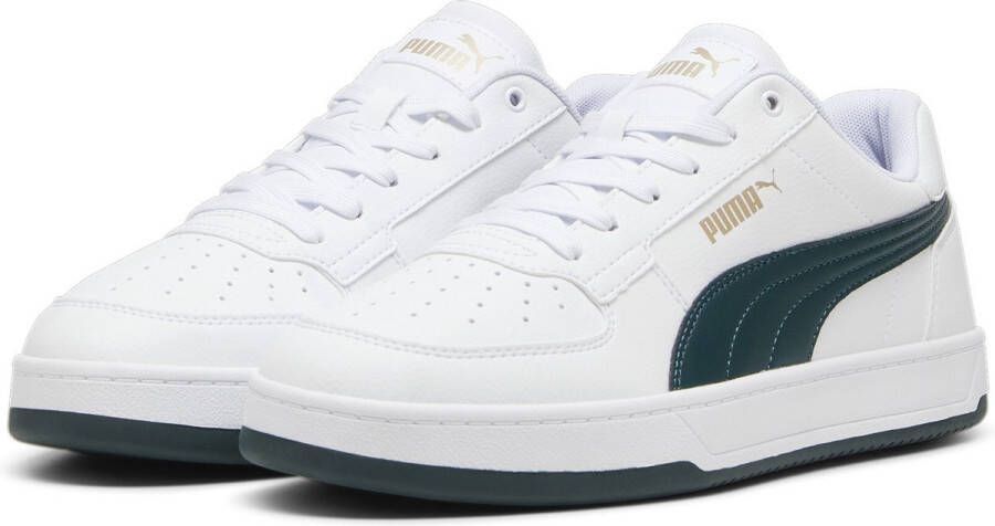 PUMA Caven 2.0 Unisex Sneakers White-Dark Myrtle- Gold