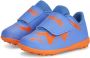 PUMA Future Play Turf Voetbalschoenen (TF) Baby Peuters Blauw Oranje Wit - Thumbnail 2