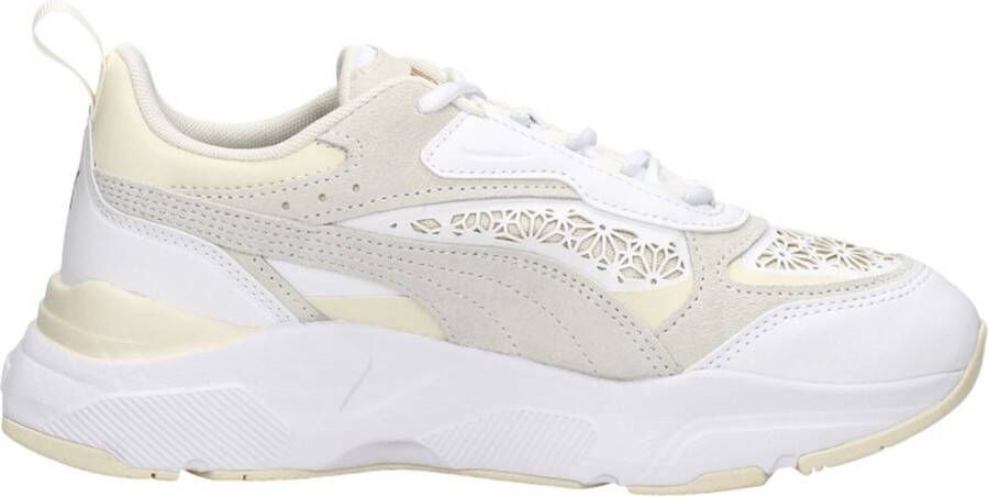 PUMA Cassia Laser Cut Sneakers Beige Vrouw