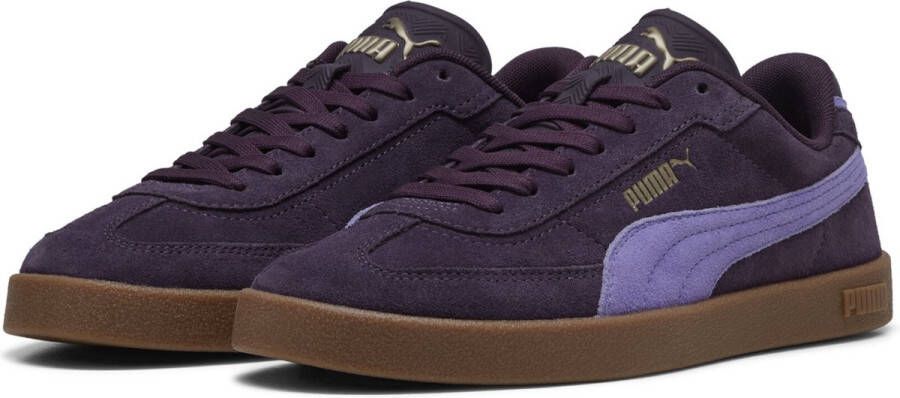 PUMA Club II Era Suede Unisex Sneakers Midnight Plum-Lavender Alert