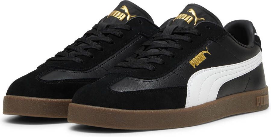 PUMA Club II Era Unisex Sneakers Black- White- Gold