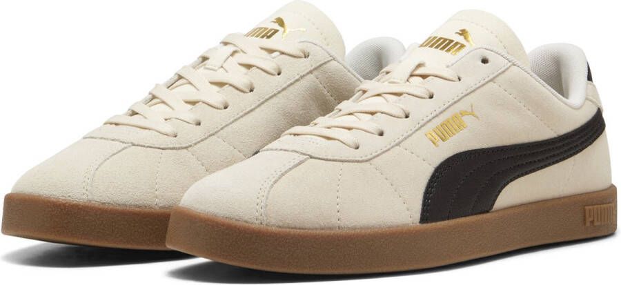 PUMA Club II Unisex Sneakers Alpine Snow- Black- Gold