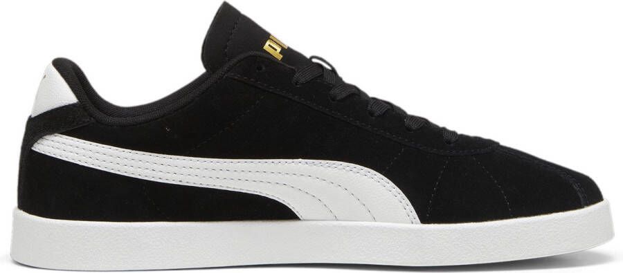 PUMA Club II Unisex Sneakers Black- White- Gold