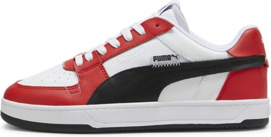 Puma Lage Top Vintage Stijl Synthetisch Leren Sneakers Red Heren