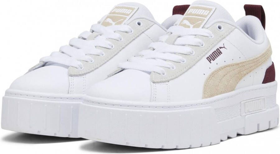 Puma Mayze Mix Wns Fashion sneakers Schoenen white dark jasper maat: 37 beschikbare maaten:36 37.5 37 38.5 39 40.5